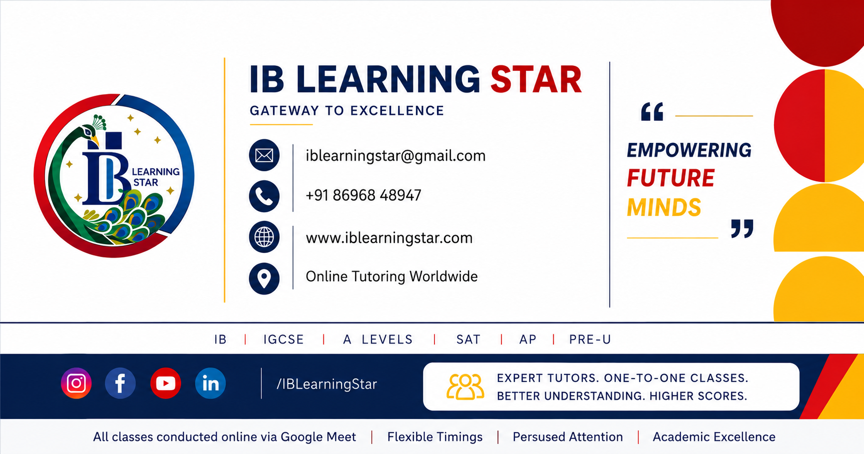IB Learning Star contact and programmes